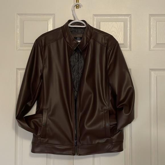 Michael Strahan spring/fall jacket.  Medium, slim fit, waterproof PU fabric - Picture 2 of 6